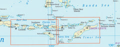 Lesser Sunda Islands Folded Map Reise