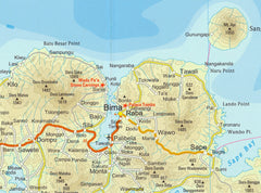 Lesser Sunda Islands Folded Map Reise