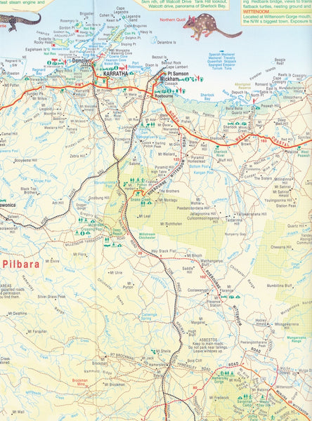 Buy Pilbara - Kimberley Map QPA - Mapworld