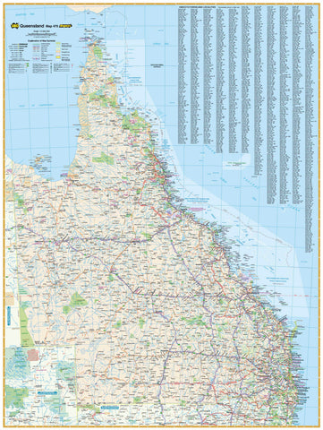 Mapworld - Queensland Wall Maps