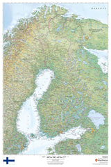 Finland Wall Map 610 x 914mm