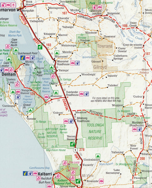 Western Australia Hema State Map, Buy Map of Western Australia - Mapworld