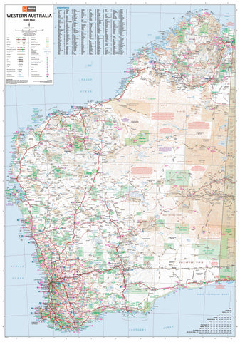 Maps of Western Australia - Map Shop, Free Shipping - Mapworld